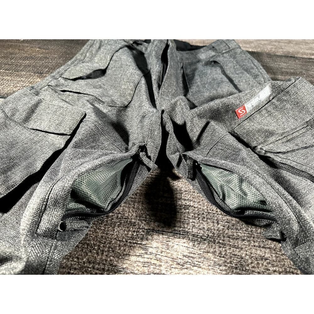 Sims Snap Button Grey Lined Ski Snowboarding Pant… - image 4